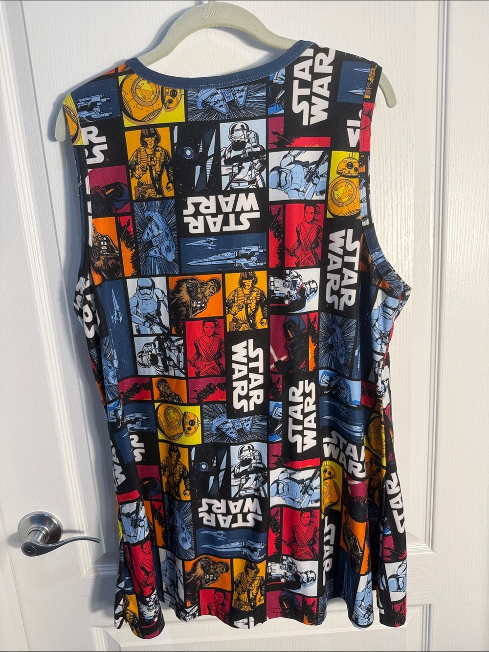 Star Wars Disney Enchanted Dress Shop Criss-Cross V-Neck Dress XL L32” Cotton - Picture 6 of 6